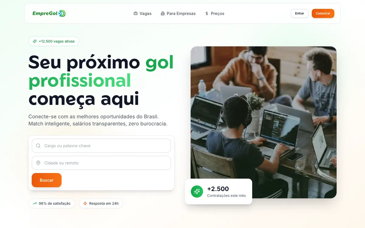 EmpreGol — desktop