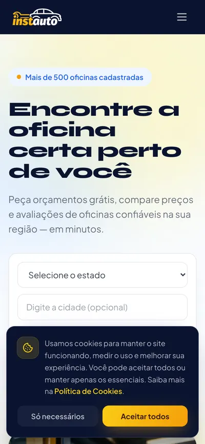 Instauto — mobile
