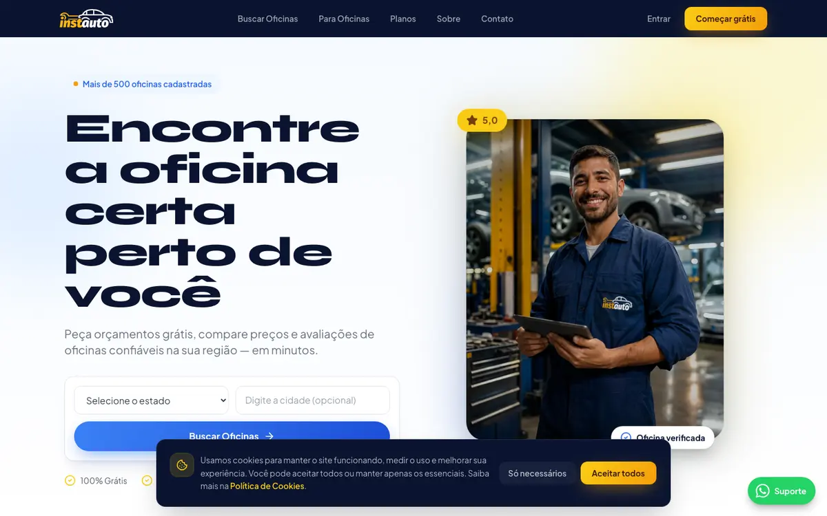 Instauto — desktop