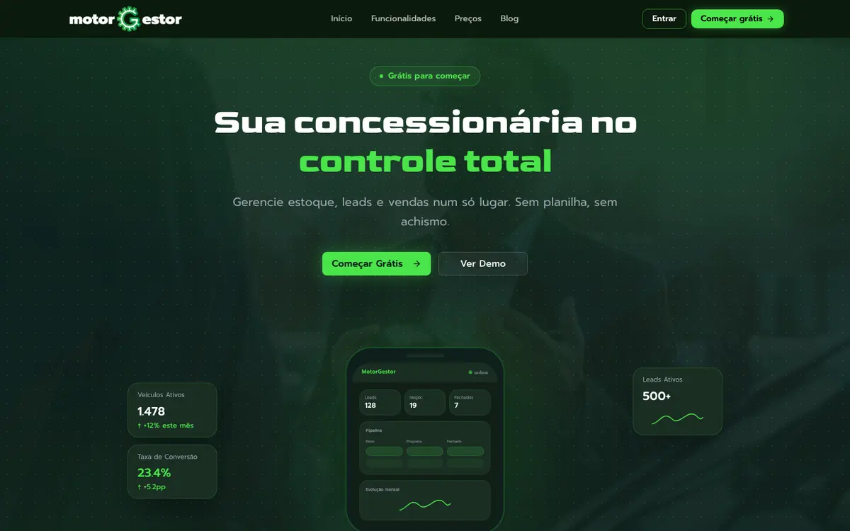 MotorGestor — desktop